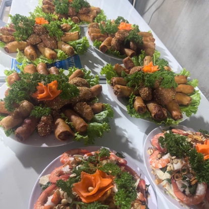Hình ảnh nấu tiệc thực tế 11