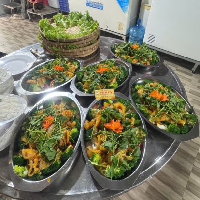 Hình ảnh nấu tiệc thực tế 5
